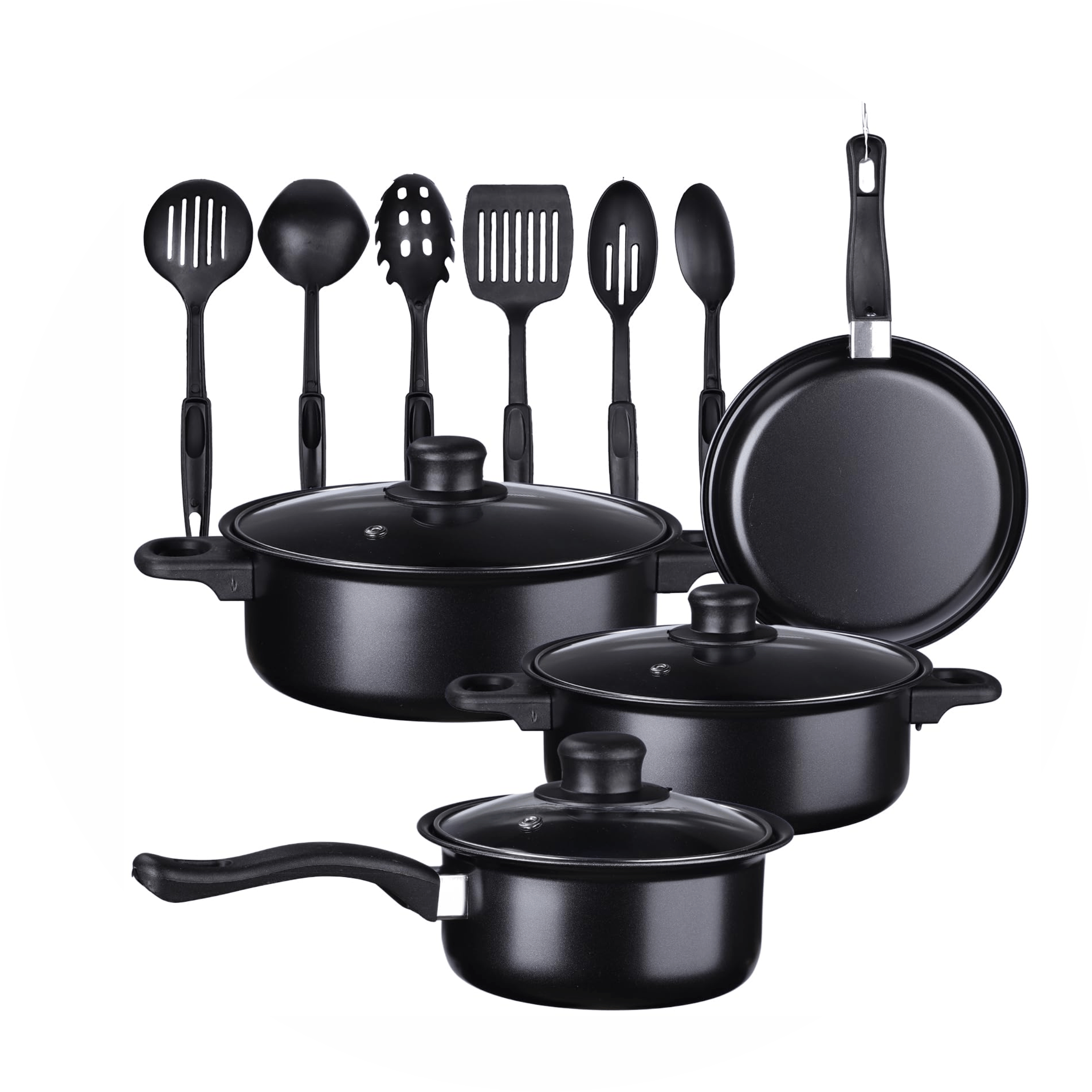 Utensílios de cozinha (conjuntos de panela e frigideira)